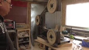 ленточная пила на трех колесах ч.4