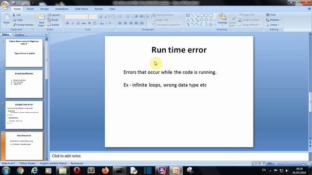 python basics for beginners video 9 : errors in python смотреть онлайн