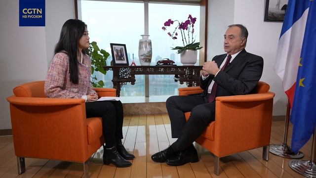 Интервью генконсула Франции в Ухане CGTN смотреть онлайн