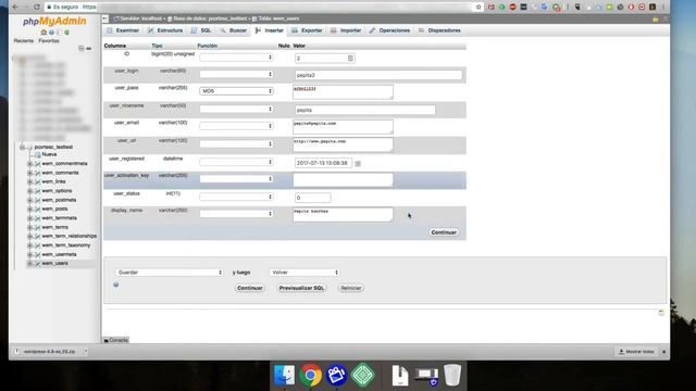 Base de datos WordPress: Parte 2. Tablas de usuarios смотреть онлайн