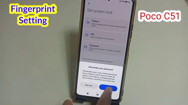 Poco C51 in display fingerprint lock/Poco C51 me fingerprint settings/fingerprint sensor in poco c5 смотреть онлайн