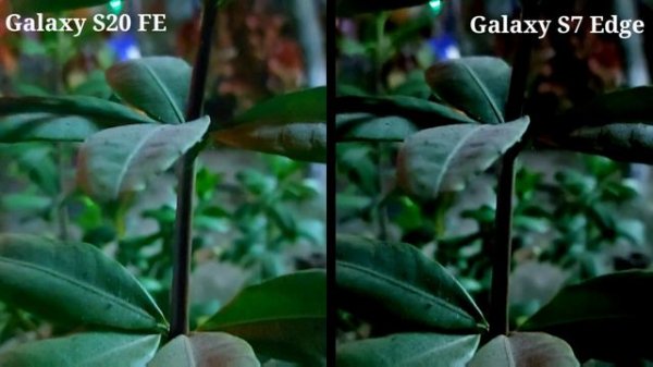 Samsung galaxy s20 FE Camera test vs Samsung S7 Edge Camera test