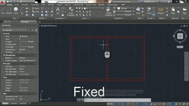 Drawing a basic window in AutoCAD смотреть онлайн