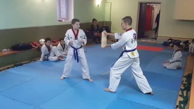 ЕВПАТОРИЯ ТХЭКВОНДО аттестация 26.01.2019(20) смотреть онлайн