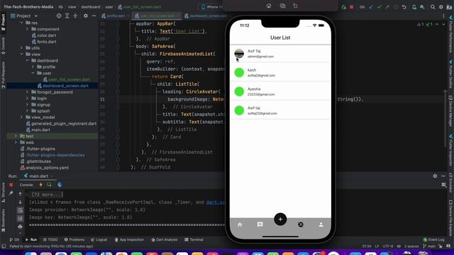 Part-16 Show Users List| Flutter Firebase Social Media Application смотреть онлайн