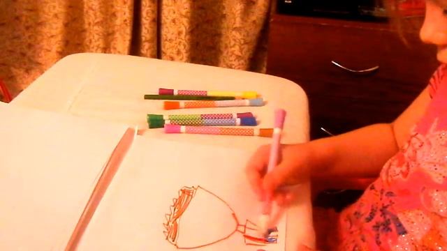 Рисуем мальчика фломастерами на бумаге смотреть онлайн