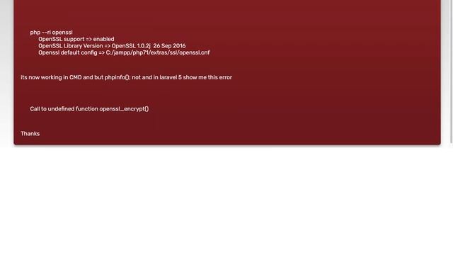 OpenSSL support disabled in Apache/PHP on Windows смотреть онлайн