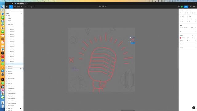 Microphone icon design using Figma смотреть онлайн