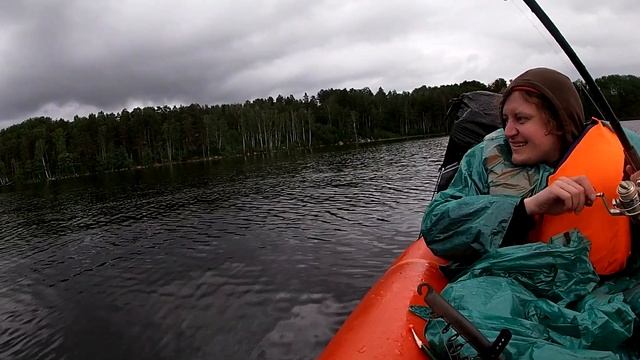 СЛОЖНОСТИ ВЫХОДА на БЕРЕГ со СТОРОНЫ ВОДЫ.УСПЕШНАЯ РЫБАЛКА. НЕДЕЛЬНЫЙ СПЛАВ ПО ОЗЕРУ КУОЛЕМАЯРВИ/ч смотреть онлайн
