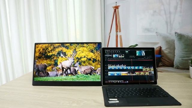How to Connect Second Monitor to Surface Pro 8/ 7 by USB Type-C(Stacked Monitor)｜GeChic смотреть онлайн