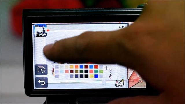 Samsung WB210 操作選單 - 像雜誌一樣的觀看照片