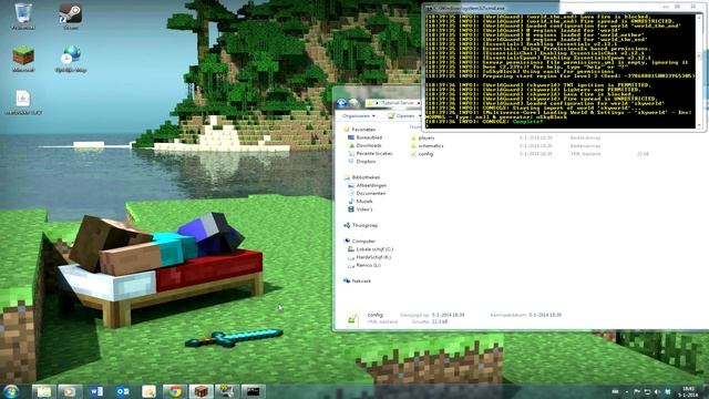 Minecraft Bukkit Plugin - SkyBlock (1.7.2) (Dutch) смотреть онлайн