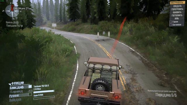 MudRunner Карта Скалистые горы смотреть онлайн