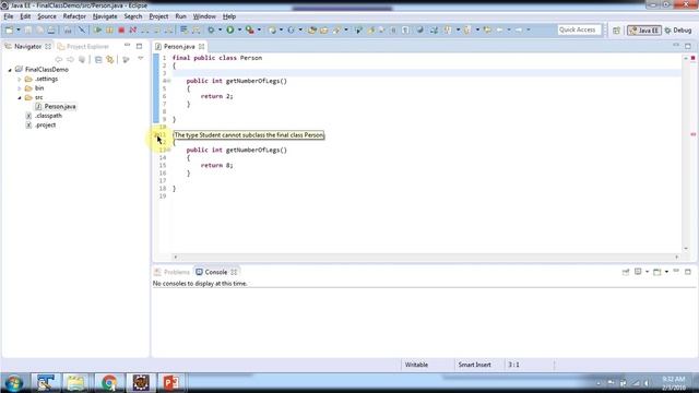 What is the final class in Java? | Java final class | Java Tutorial смотреть онлайн