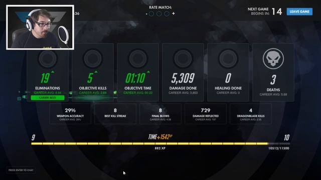 Overwatch - Genji Gameplay! |Offense| QUADRUPLE KILL!! смотреть онлайн