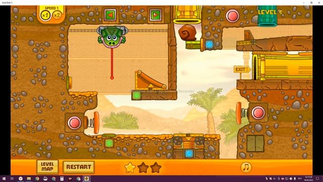 Проходим игру Snail Bob 3 Египет 1-10 смотреть онлайн
