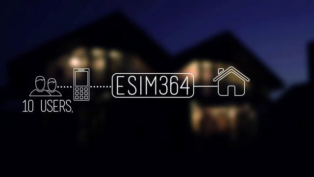 Беспроводная GSM охранная контрольная панель ESIM364