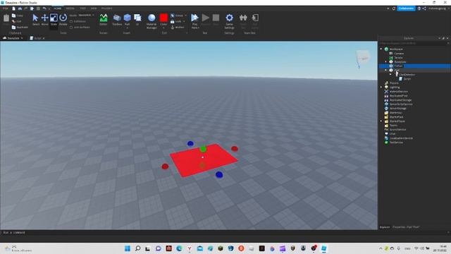 (Урок 9)Как сделать кнопку телепорт Roblox Studio?! телепорт при нажатии на парт смотреть онлайн