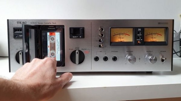 TEAC A-400 converted into MP3/FLAC player - Tapeless Deck Project