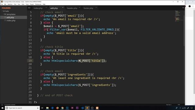 PHP Tutorial (& MySQL) #20 - Filters & More Validation смотреть онлайн