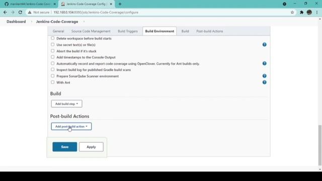React-JS Code Coverage in Jenkins Server смотреть онлайн