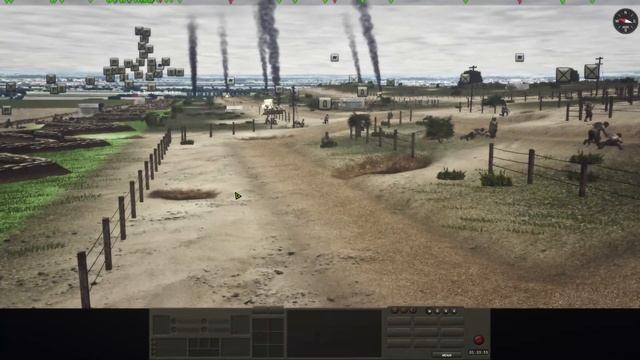 D-Day Omaha Beach - Saving Private Ryan Campaign Gameplay - Combat Mission Battle for Normandy смотреть онлайн