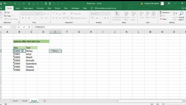Remove Spaces after Text and Number in Excel смотреть онлайн