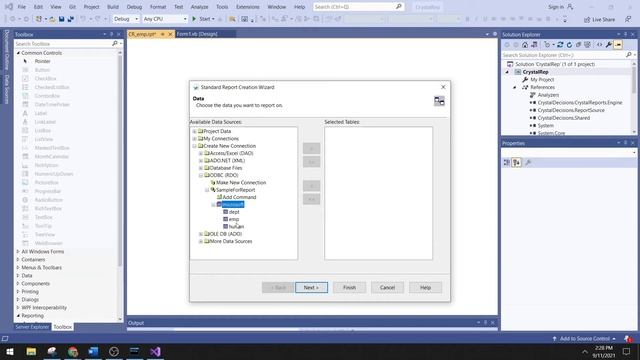 Crystal Report VB.NET смотреть онлайн