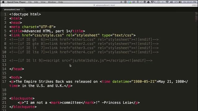 Week5 AdvHTMLpart1 смотреть онлайн