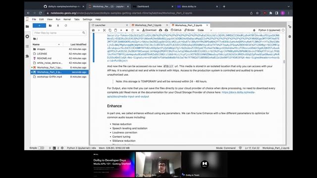 Getting started with the Dolby.io Media APIs смотреть онлайн