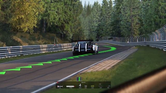 Assetto Corsa Nordschleife Porsche GT3 - Beginner run смотреть онлайн