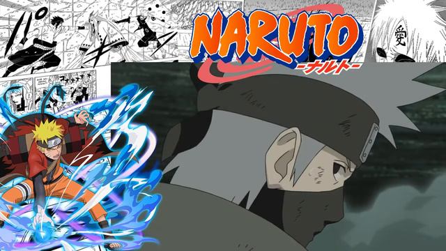 Гай открывает врата смерти,техника ночной Гай Гай против Мадары 6 путей