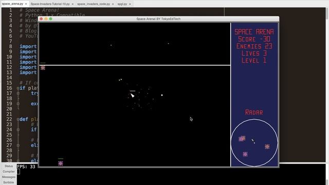 Intermediate Python Game Coding: Space Arena (Preview 5) смотреть онлайн