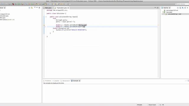 Applying Java: Calculator Part 2 смотреть онлайн