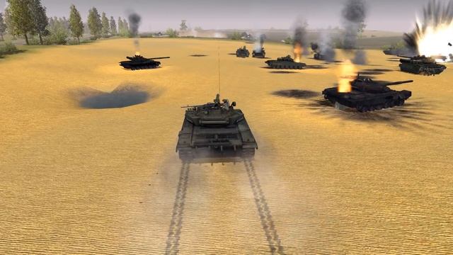 MASSIVE TANK BATTLE U.S M1 ABRAMS VS RUSSIAN T72B3 TANK ! (MowAS2 Battle Simulation) смотреть онлайн