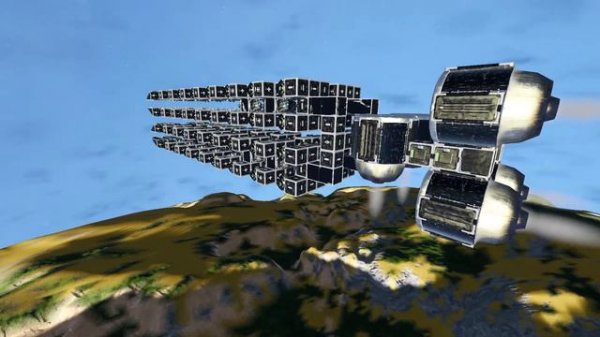 Тест МБР Space Engineers