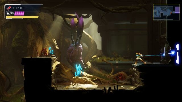 Metroid Dread (Nintendo) Missile Tank #29 Ghavoran Speed Booster puzzle near elevator (Missiles) смотреть онлайн