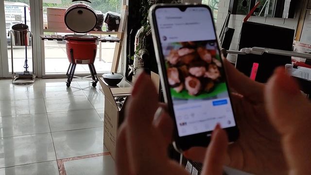 где мы заказали камин и керамический гриль