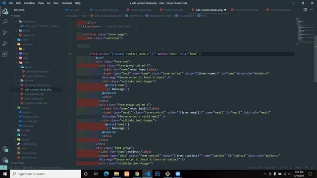 Laravel 7 Class-7 Part 2 смотреть онлайн