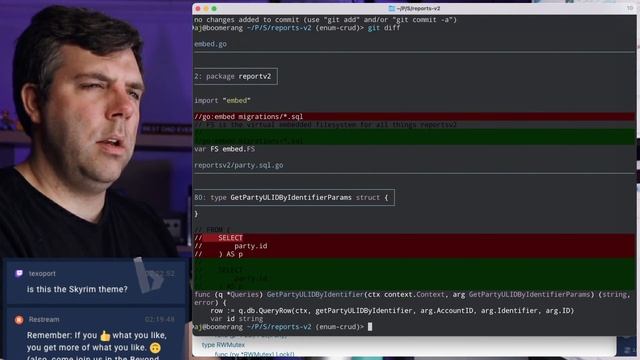 Live at Work: Go CRUD API Don't use DB ENUMS, make RESTful !golang !vim смотреть онлайн