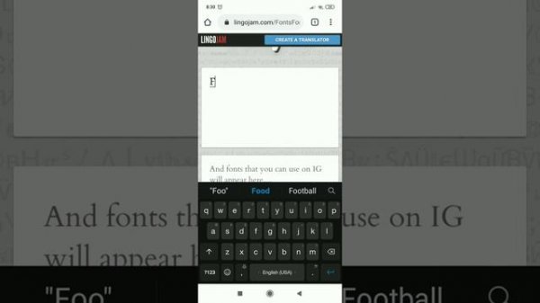 Как изменить шрифт в инстаграм