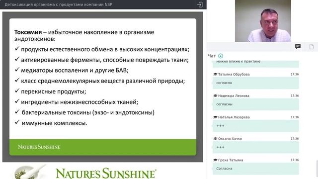 64 Детоксикация организма с продуктами компании NSP