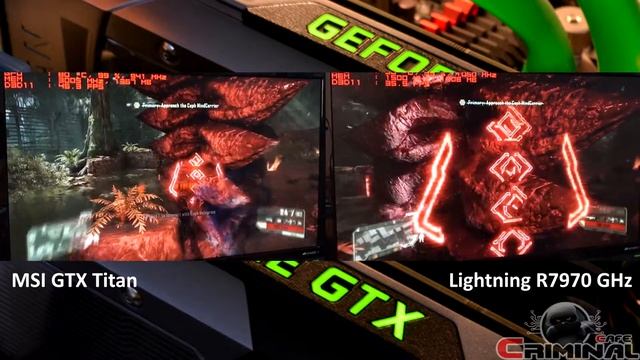 GTX Titan vs Lightning R7970 GHz - Crysis 3 very high!!! смотреть онлайн