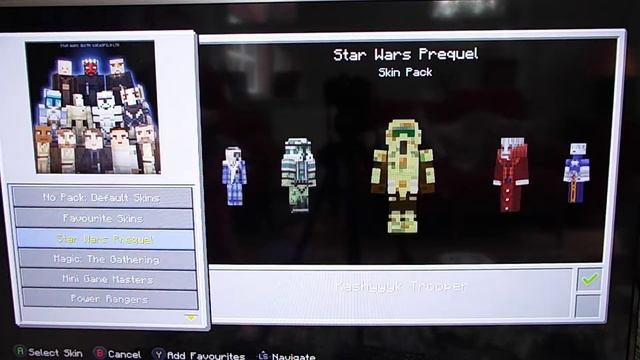 Minecraft Star Wars  Prequel Skinpack And Classic Skin Pack