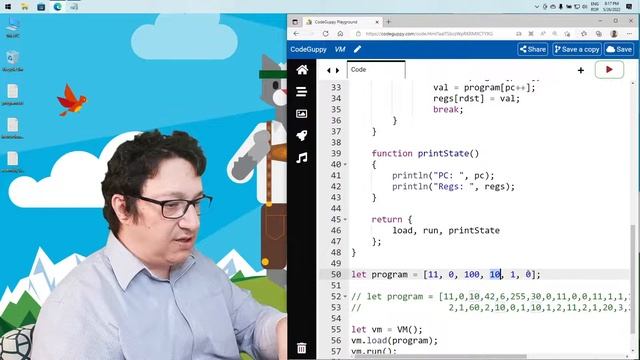 Implement a CPU emulator (a virtual machine) in JavaScript смотреть онлайн
