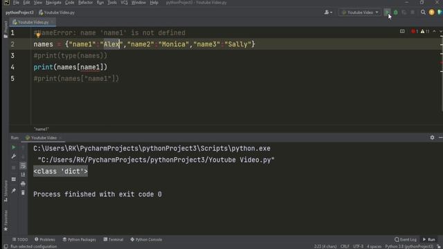 Nameerror name is not defined dictionary - Solved смотреть онлайн