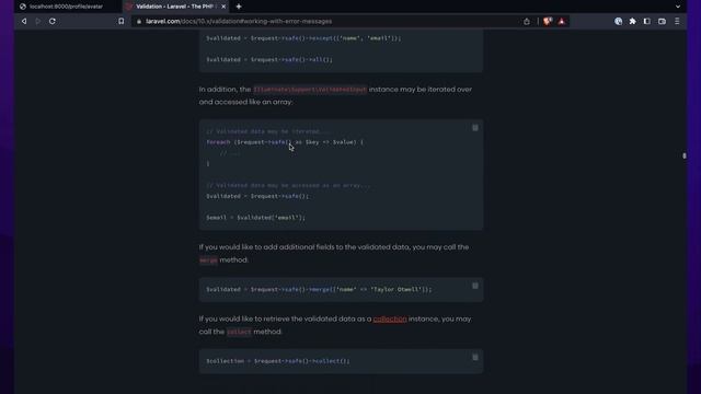 Laravel 10 full course for beginner - form request data смотреть онлайн