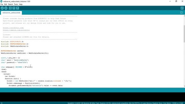 ESP8266 Websocket - Komunikasi Serial Bidirectional смотреть онлайн