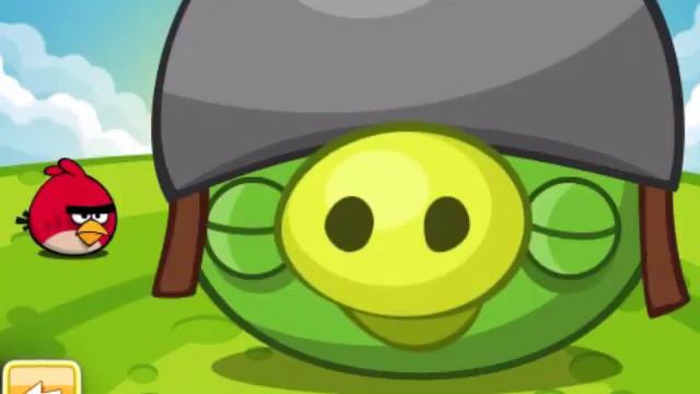 Angry Birds - Getting the Star for that Golden Egg on the Bottom Left смотреть онлайн