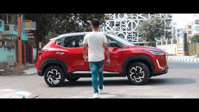 My First Vlog || Nissan Magnite XV Premium DT Red and Black Cinematic Video || Delivery video смотреть онлайн